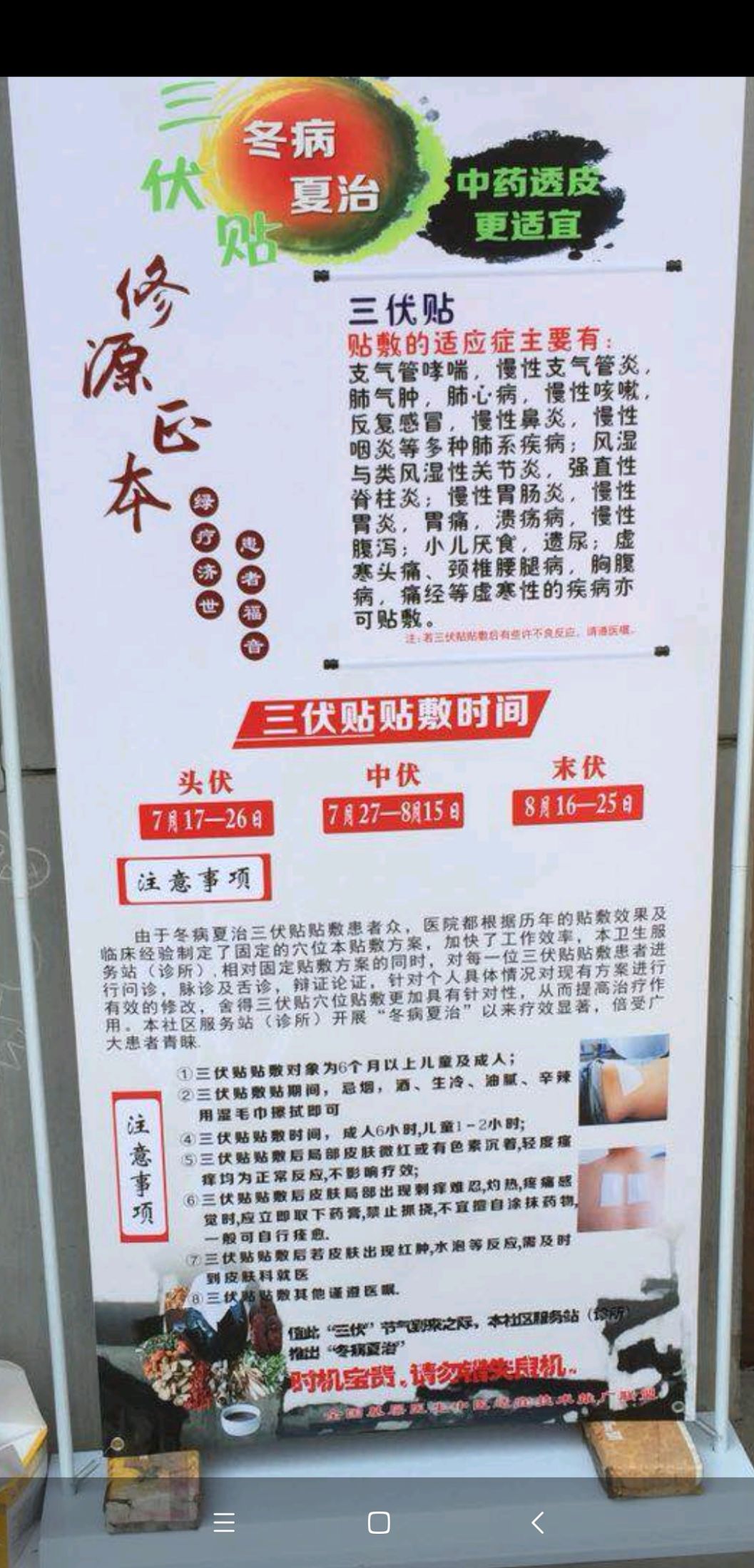 1、介紹三伏貼敷