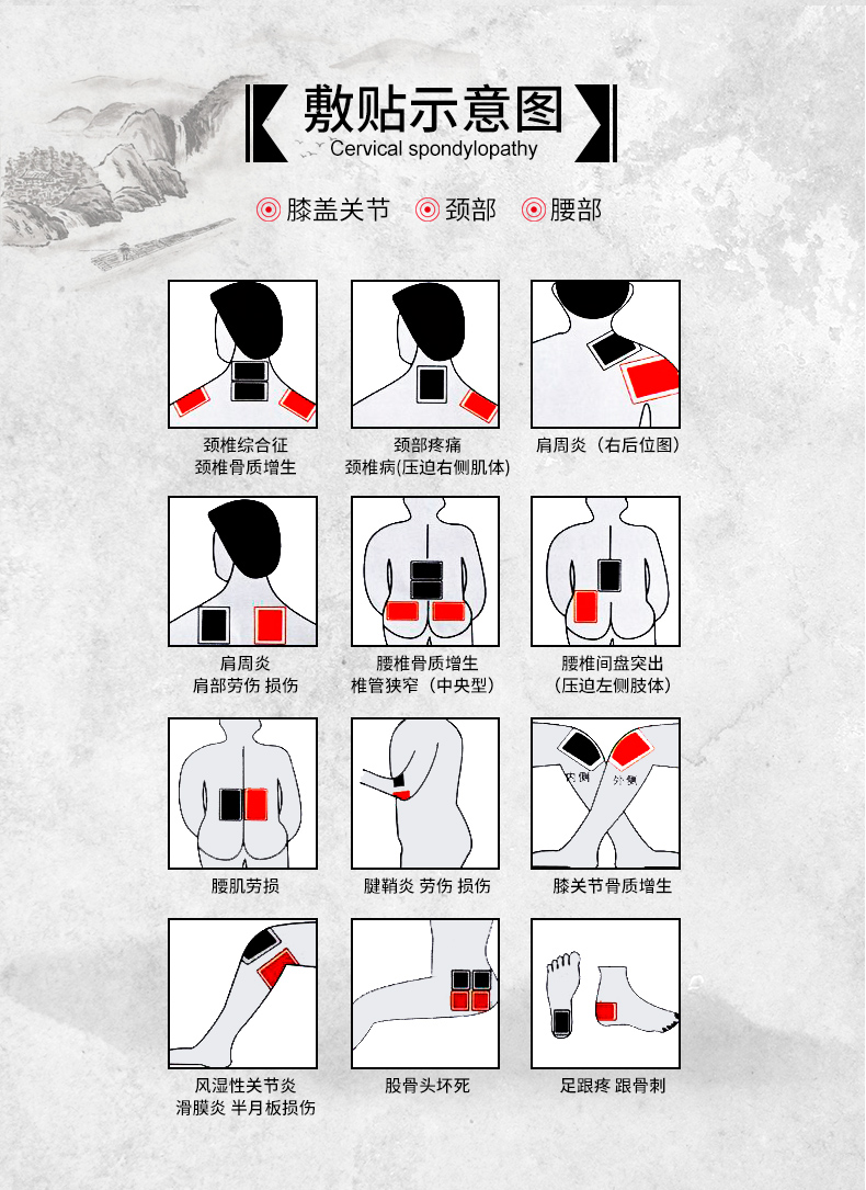 2、法律教程正確粘貼黑膏藥